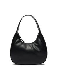 Calvin Klein Torebka Emma Shoulder Bag K60K611746 Czarny. Kolor: czarny. Materiał: skórzane #1
