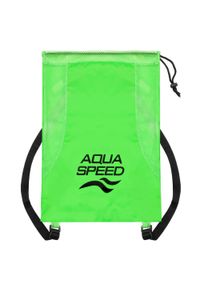 Worek na sprzęt plecak Aqua Speed Mesh Backpack. Kolor: czarny, wielokolorowy, zielony. Materiał: mesh #1