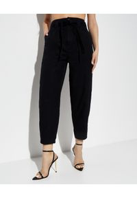 Ralph Lauren - RALPH LAUREN - Czarne bawełniane spodnie. Kolor: czarny. Materiał: bawełna. Styl: klasyczny