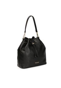 Kazar - Skórzana torebka typu worek. Kolor: czarny. Materiał: skórzane #3