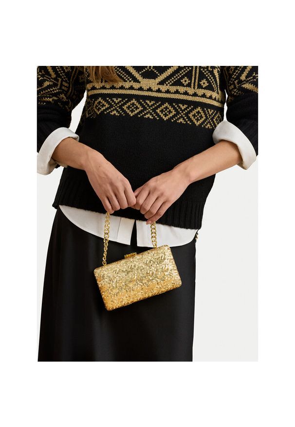 Lauren Ralph Lauren - Torebka LAUREN RALPH LAUREN. Kolor: złoty