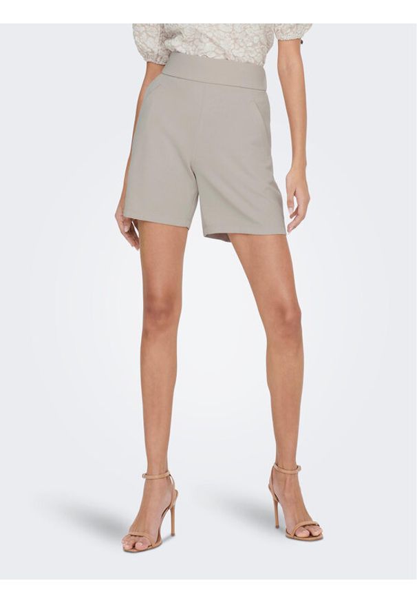 JDY Szorty materiałowe Louisville 15289586 Szary Loose Fit. Kolor: szary. Materiał: syntetyk
