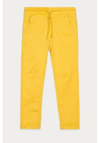 OVS - Spodnie dziecięce 104-140 cm. Kolor: żółty. Materiał: bawełna, denim, elastan, tkanina, poliester. Wzór: gładki #1