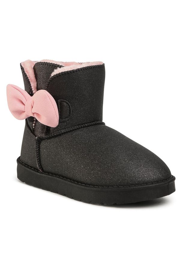 Śniegowce Minnie Mouse. Kolor: czarny. Wzór: motyw z bajki