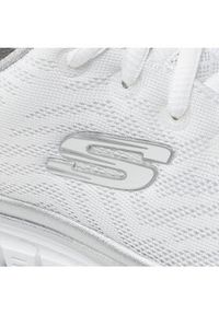 skechers - Skechers Sneakersy Get Connected 12615/WSL Biały. Kolor: biały. Materiał: materiał #3
