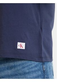 Calvin Klein Jeans Tank top LV04RF273G Granatowy Slim Fit. Kolor: niebieski. Materiał: bawełna #3