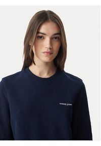 Tommy Jeans Bluza Ess Logo DW0DW22829 Granatowy Regular Fit. Kolor: niebieski. Materiał: bawełna #4