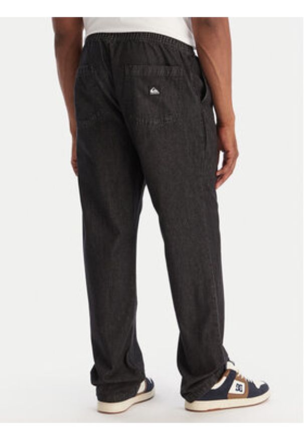 Quiksilver Jeansy Taxer EQYDP03494 Czarny Loose Fit. Kolor: czarny