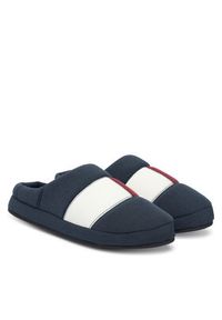 TOMMY HILFIGER - Tommy Hilfiger Kapcie Flag House FM0FM05613 Granatowy. Kolor: niebieski. Materiał: materiał #5