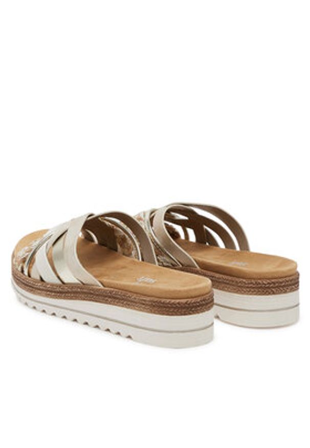 Remonte Klapki D0Q50-90 Złoty. Kolor: złoty. Materiał: syntetyk