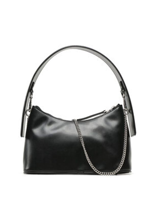 Calvin Klein Torebka Ck Natural Mini Bag K60K611023 Czarny. Kolor: czarny. Materiał: skórzane