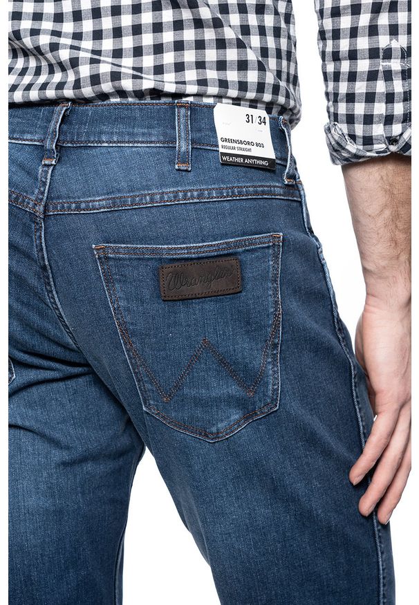 Wrangler - WRANGLER SPODNIE MĘSKIE GREENSBORO COOL POOL W15QE280W 112126891