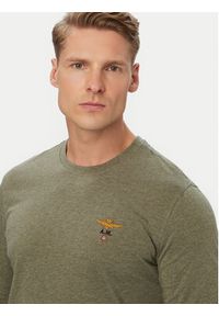 Aeronautica Militare Longsleeve 262TS2390UJ00372 Zielony Regular Fit. Kolor: zielony. Materiał: bawełna. Długość rękawa: długi rękaw #5