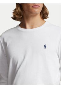 Polo Ralph Lauren Longsleeve Classics 710671468004 Biały Custom Slim Fit. Typ kołnierza: polo. Kolor: biały. Materiał: bawełna. Długość rękawa: długi rękaw #5