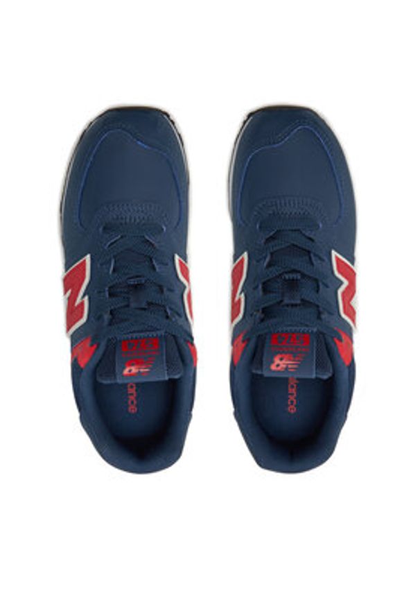 New Balance Sneakersy GC574KIK Granatowy. Kolor: niebieski. Materiał: skóra. Model: New Balance 574