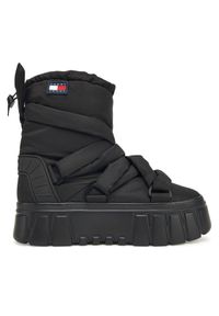 Tommy Jeans Śniegowce Tjw Chunky Snow Boot Nylon EN0EN02842 Czarny. Kolor: czarny. Materiał: materiał #1