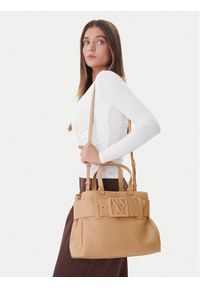 Armani Exchange Torebka XW000285 AF11902 U6149 Beżowy. Kolor: beżowy. Materiał: skórzane #1