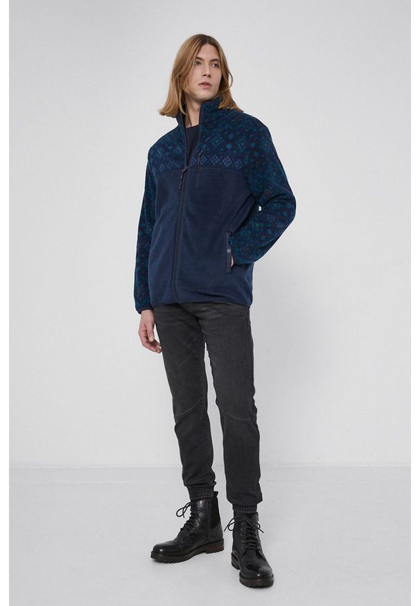 medicine - Medicine - Bluza Apres Ski. Okazja: na co dzień. Kolor: niebieski. Materiał: dzianina. Styl: casual