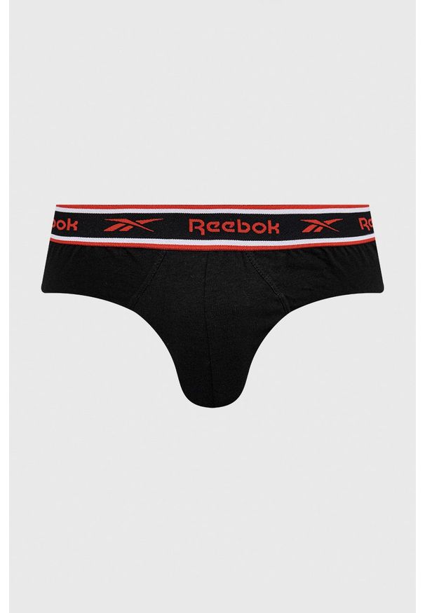 Reebok slipy (3-pack) męskie kolor czarny. Kolor: czarny