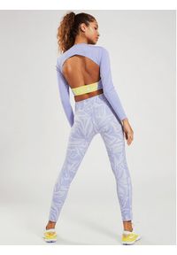 Roxy Legginsy Heart Into Ankl Ndpt ERJNP03492 Fioletowy Slim Fit. Kolor: fioletowy. Materiał: syntetyk #3
