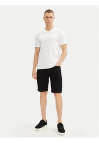 Calvin Klein Jeans T-Shirt LV040HM298 Biały Regular Fit. Kolor: biały. Materiał: bawełna #5