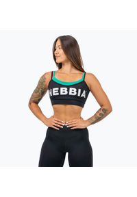 Biustonosz NEBBIA Flex. Kolor: czarny. Sport: fitness #1