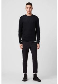 AllSaints – Sweter MODE MERINO CREW MK129D.NOS. Kolor: czarny. Materiał: dzianina. Długość rękawa: długi rękaw. Długość: długie #2