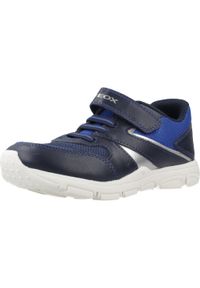 Geox - Buty GEOX J NEW TORQUE BOY Niebieski. Kolor: niebieski. Materiał: tkanina, skóra, syntetyk. Styl: sportowy. Sport: turystyka piesza #1