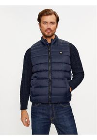 Pepe Jeans Kamizelka Balle Gillet PM402862 Granatowy Regular Fit. Kolor: niebieski. Materiał: syntetyk #1