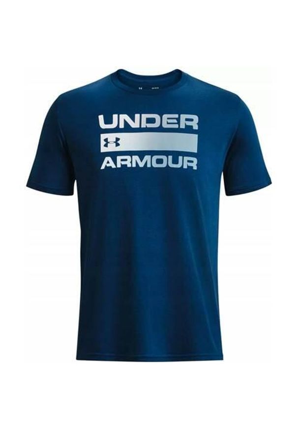 Koszulka sportowa męska Under Armour 1329582426. Kolor: niebieski. Długość rękawa: krótki rękaw. Długość: krótkie