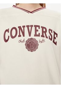 Converse Bluza Retro 10026039-A03 Écru Oversize. Materiał: bawełna. Styl: retro