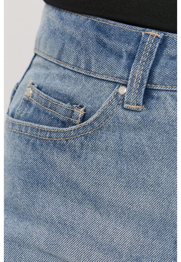 Brave Soul Jeansy damskie high waist. Stan: podwyższony. Kolor: niebieski