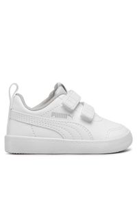 Puma Sneakersy Courtflex V2 V Inf 371544 04 Biały. Kolor: biały. Materiał: skóra