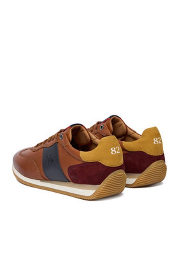 Beverly Hills Polo Club Sneakersy EO-SCOTT-10 MI08 Brązowy. Kolor: brązowy. Materiał: skóra