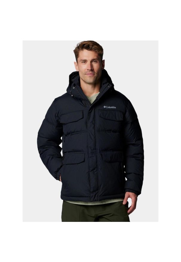 columbia - Kurtka Zimowa Męska Columbia Landroamer Puffer. Kolor: czarny. Sezon: zima. Sport: turystyka piesza