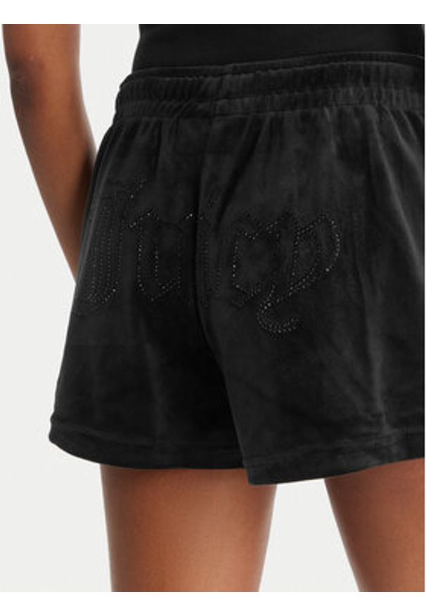 Juicy Couture Szorty sportowe Tamia JCWHS126305 Czarny Regular Fit. Kolor: czarny. Materiał: syntetyk