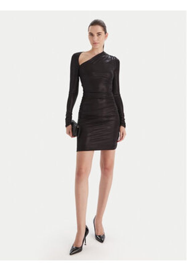 Marciano Guess Sukienka koktajlowa 5BGK39 6340A Slim Fit. Kolor: czarny. Materiał: syntetyk. Styl: wizytowy