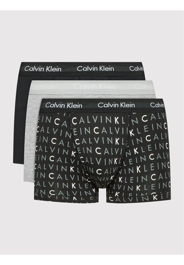 Calvin Klein Underwear Komplet 3 par bokserek 0000U2664G Kolorowy. Materiał: bawełna. Wzór: kolorowy