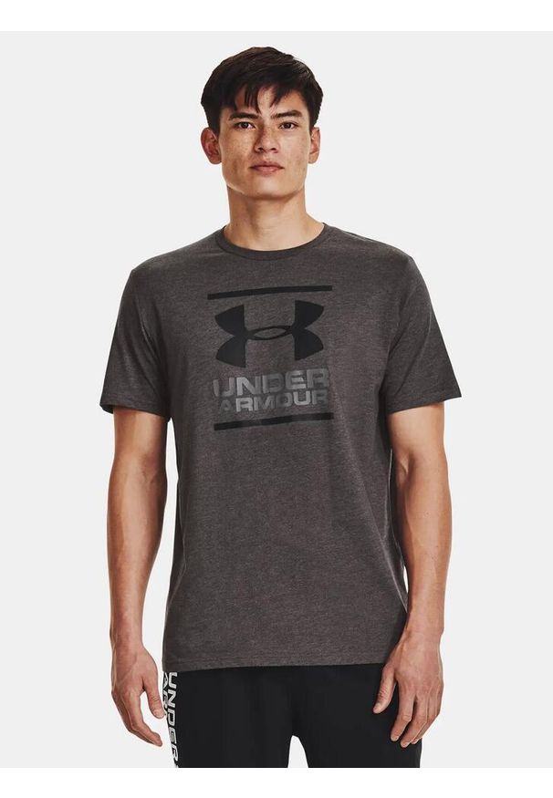 Under Armour - Koszulka fitness męska UNDER ARMOUR GL Foundation z krótkim rękawem. Kolor: czarny, szary, wielokolorowy. Długość rękawa: krótki rękaw. Długość: krótkie. Sport: fitness