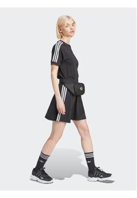 Adidas - adidas Spódnica trapezowa 3-Stripes IU2526 Czarny Loose Fit. Kolor: czarny. Materiał: bawełna #6