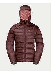 Jack Wolfskin Kurtka puchowa Nebelhorn Down Hoody 1207091 Bordowy Regular Fit. Kolor: czerwony. Materiał: syntetyk, puch #4