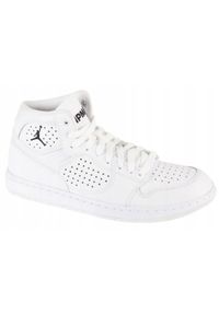 Nike - Męskie Skórzane Buty Treningowe Jordan Access Full Grain Leather. Kolor: biały. Materiał: skóra. Sezon: zima