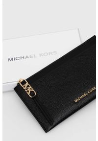 MICHAEL Michael Kors portfel skórzany damski kolor czarny. Kolor: czarny. Materiał: skóra #2