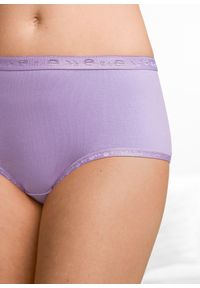 bonprix - Figi maxi (5 par). Kolor: czarny. Wzór: aplikacja #2