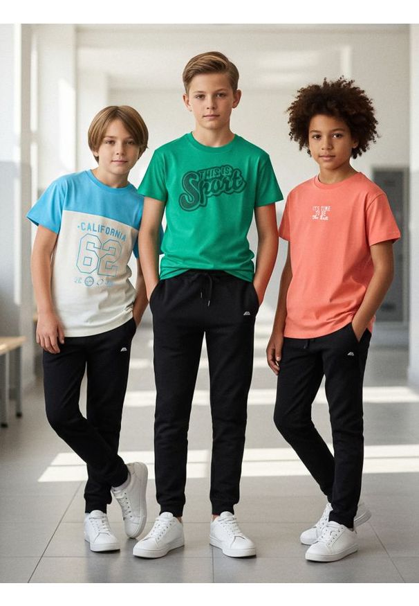 Sinsay - Koszulki 3 pack - pomarańczowy. Kolor: pomarańczowy