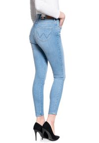 Wrangler - SPODNIE DAMSKIE WRANGLER HIGH RISE SKINNY SOFT CLOUD W27HZI29R 112128152 #9