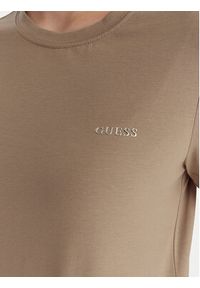 Guess T-Shirt V6RI07 J1314 Beżowy Regular Fit. Kolor: beżowy. Materiał: bawełna #4