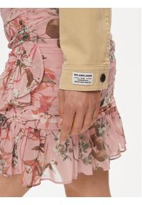 Pepe Jeans Kurtka przejściowa Samantha PL402363 Beżowy Regular Fit. Kolor: beżowy. Materiał: bawełna