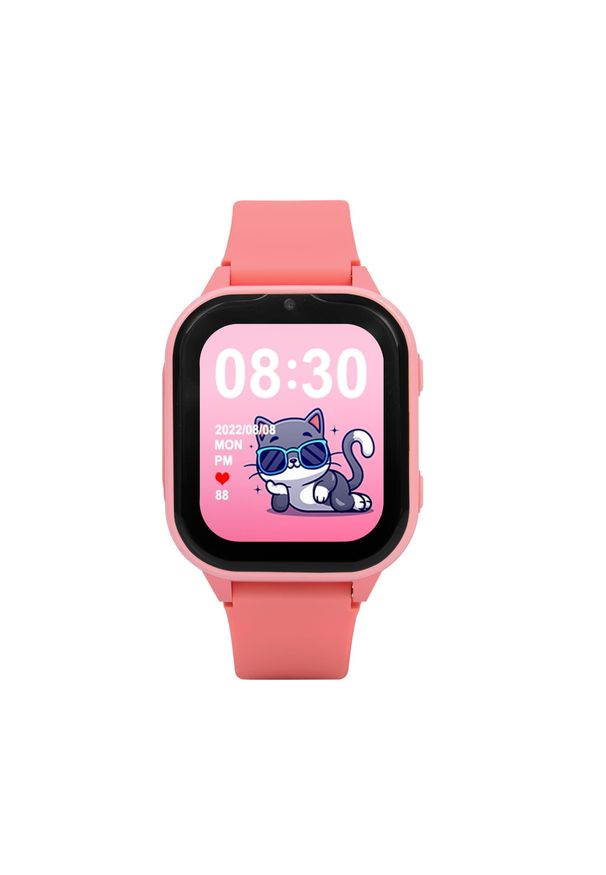 GARETT - Smartwatch dla dzieci Garett Kids Sun Ultra 4G. Rodzaj zegarka: smartwatch. Kolor: różowy