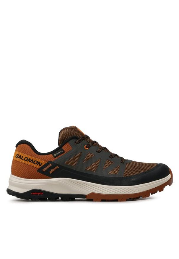 salomon - Salomon Trekkingi Outrise Gtx L47218700 Szary. Kolor: szary. Sport: turystyka piesza